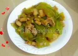 莴笋炒肉片