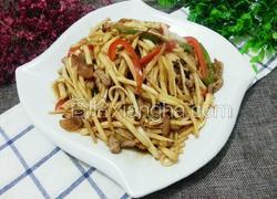 彩椒茭白炒肉