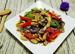 肉丝炒茄丝