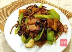 豉香茶树菇回锅肉的做法图解12