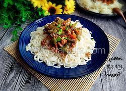 猪肉青椒打卤面
