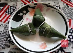 红豆葡萄干糯米粽的做法图解7