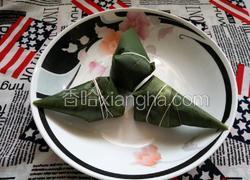 红豆葡萄干糯米粽