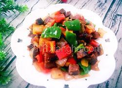 彩椒爆炒牛肉粒