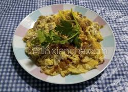 萝卜干煎蛋饼