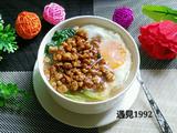 肉丁鸡蛋汤面