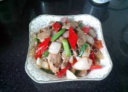 彩椒洋葱炒猪肝
