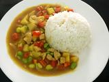 咖喱鸡块饭