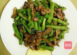 四季豆炒鸡肾的做法图解5