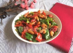 彩椒炒河虾