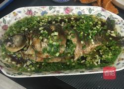 葱油清蒸鲫鱼的做法图解5