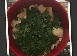 嫩豆腐花咸菜汤