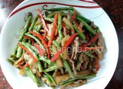 豆角茄子炒肉
