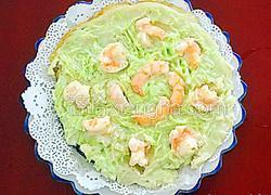 《鲜虾青瓜烙》