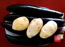农家菜辣椒鸡蛋焖子（也叫鸡蛋酱）拌茄子土豆的做法图解1