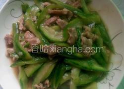长丝瓜炒肉