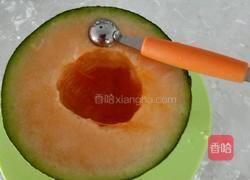 哈密瓜芋圆捞的做法图解2