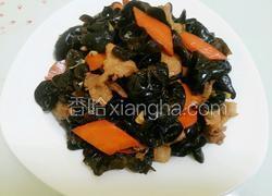 木耳胡萝卜炒肉