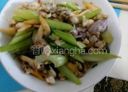 蛤蜊肉炒芹菜