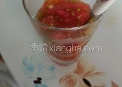儿童健康蜂蜜西红柿果汁