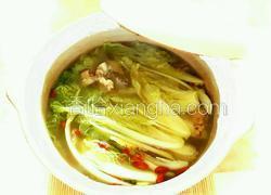 筒子骨煲娃娃菜