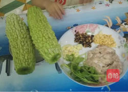 苦瓜酿肉的做法图解2