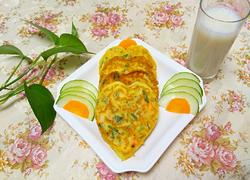 胡萝卜韭菜虾仁饼