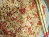西红柿炒蛋拌饭