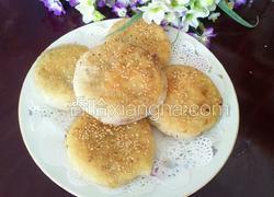 豆沙糯米粉芝麻饼
