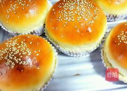 汉堡坯(手工和面)的做法图解11