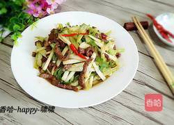 韭黄牛肉丝的做法图解8