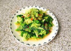 肉片炒花菜