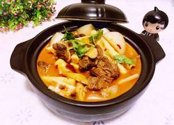 白萝卜笋子烧牛腩