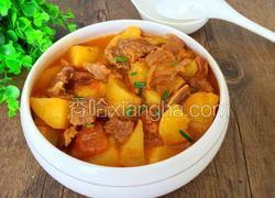 西红柿土豆炖牛腩