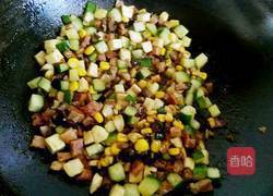 腊肠时蔬咖哩炒饭的做法图解6