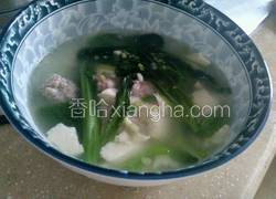 芥菜肉丸豆腐汤