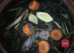 龙骨菜干汤（沙煲法）的做法图解4