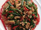 韭菜花炒肉丝