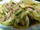 瘦肉炒青瓜