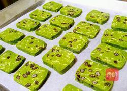 抹茶蜜豆燕麦曲奇的做法图解7