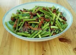 蒜苔炒肉丝