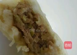 胡瓜肉包子～芹菜肉包子的做法图解5