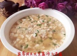 家常肉末水豆腐汤