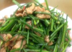 韭菜花炒猪肉