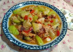 水瓜炒肉片