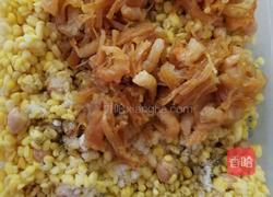 粽子 （猪肉咸蛋绿豆花生干贝虾米）的做法图解8