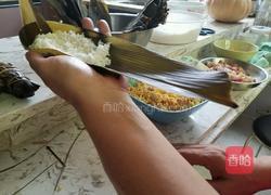 粽子 （猪肉咸蛋绿豆花生干贝虾米）的做法图解12