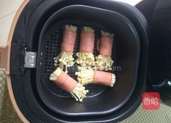 培根金针菇卷的做法图解3