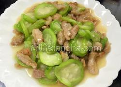 蒜香丝瓜炒肉