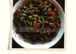 酸豆角炒肉沫